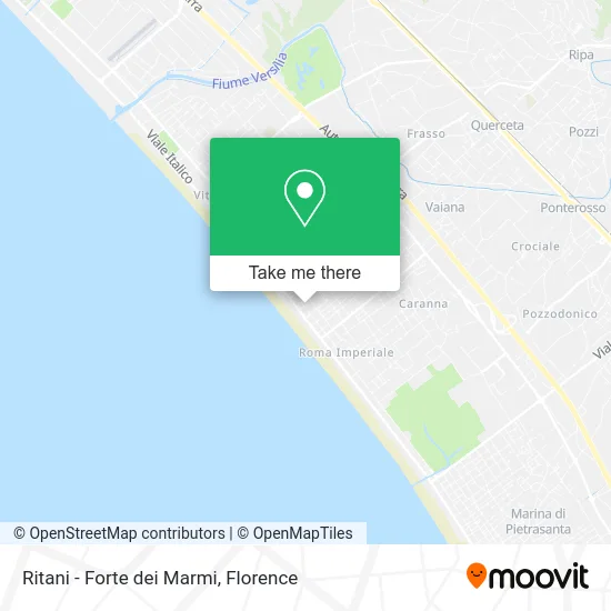 Ritani - Forte dei Marmi map