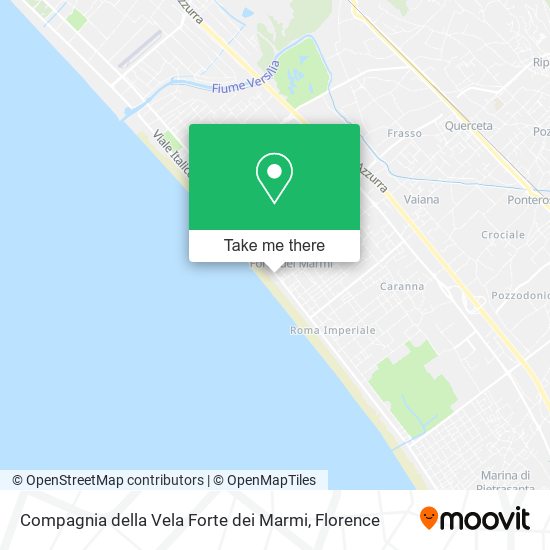 Compagnia della Vela Forte dei Marmi map