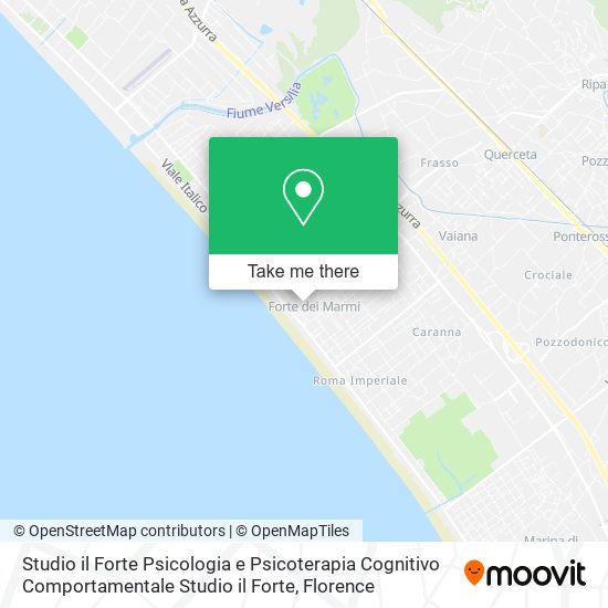 Studio il Forte Psicologia e Psicoterapia Cognitivo Comportamentale Studio il Forte map