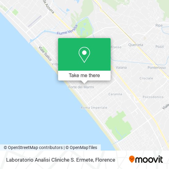 Laboratorio Analisi Cliniche S. Ermete map
