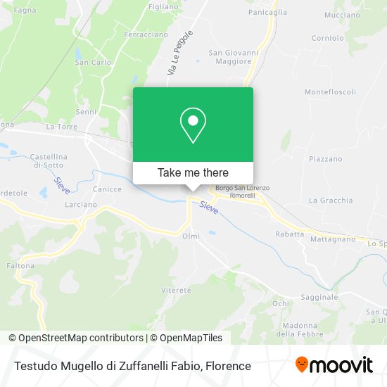 Testudo Mugello di Zuffanelli Fabio map