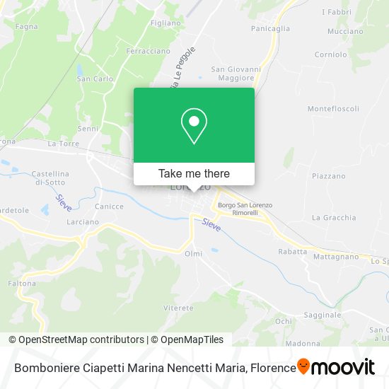 Bomboniere Ciapetti Marina Nencetti Maria map
