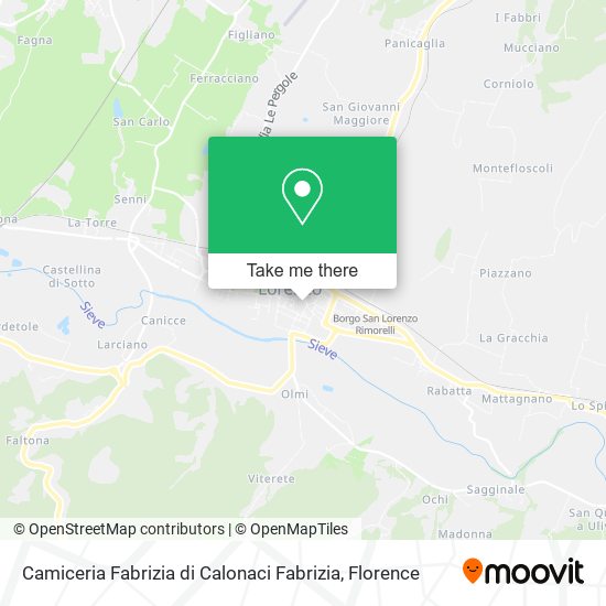 Camiceria Fabrizia di Calonaci Fabrizia map