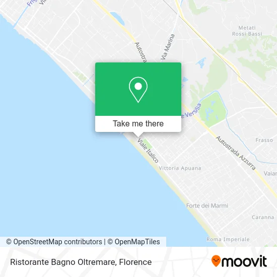 Bagno Oltremare Restaurant map