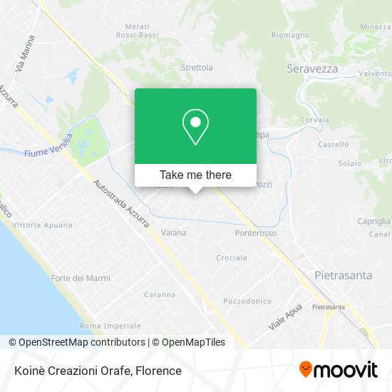 Koinè Creazioni Orafe map