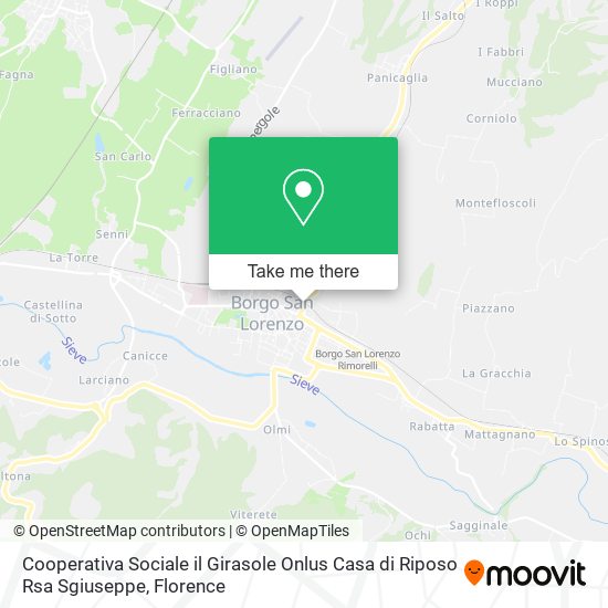 Cooperativa Sociale il Girasole Onlus Casa di Riposo Rsa Sgiuseppe map