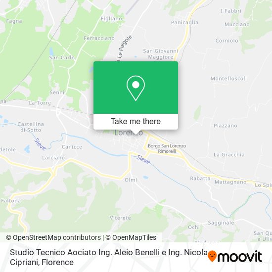 Studio Tecnico Aociato Ing. Aleio Benelli e Ing. Nicola Cipriani map