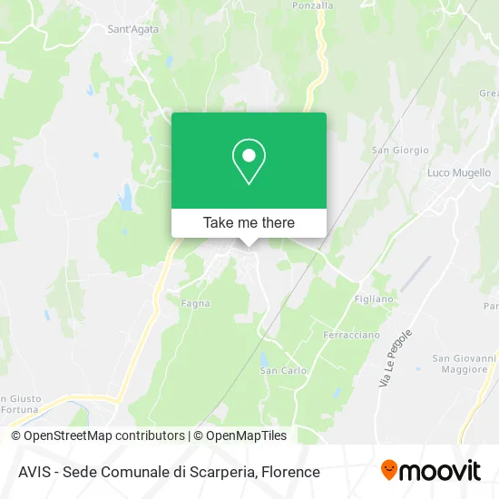 AVIS - Sede Comunale di Scarperia map