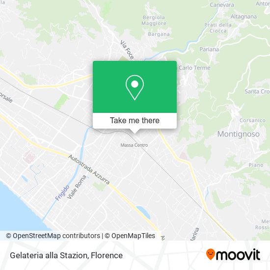 Gelateria alla Stazion map