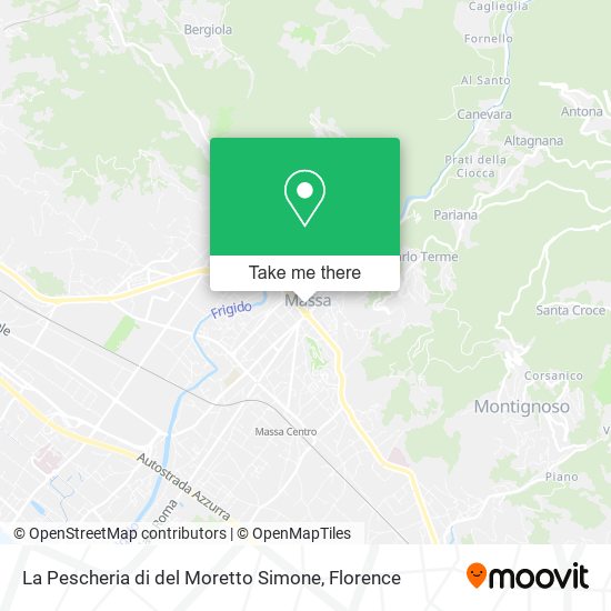 La Pescheria di del Moretto Simone map