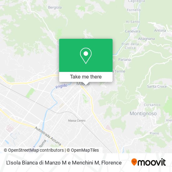 L'Isola Bianca di Manzo M e Menchini M map