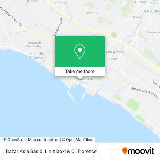 Bazar Asia Sas di Lin Xiaoxi & C. map