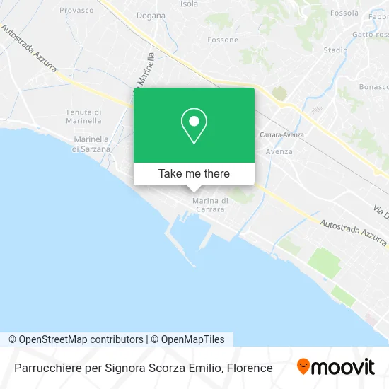 Parrucchiere per Signora Scorza Emilio map