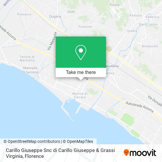 Carillo Giuseppe Snc di Carillo Giuseppe & Grassi Virginia map