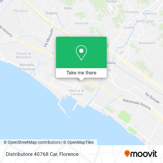Distributore 40768 Car map