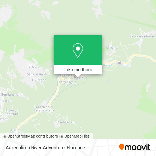 Adrenalima River Adventure map