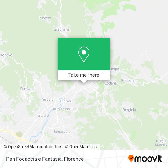 Pan Focaccia e Fantasia map