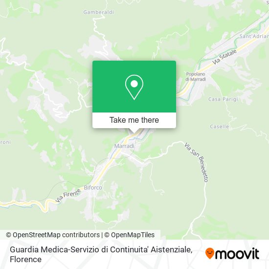 Guardia Medica-Servizio di Continuita' Aistenziale map