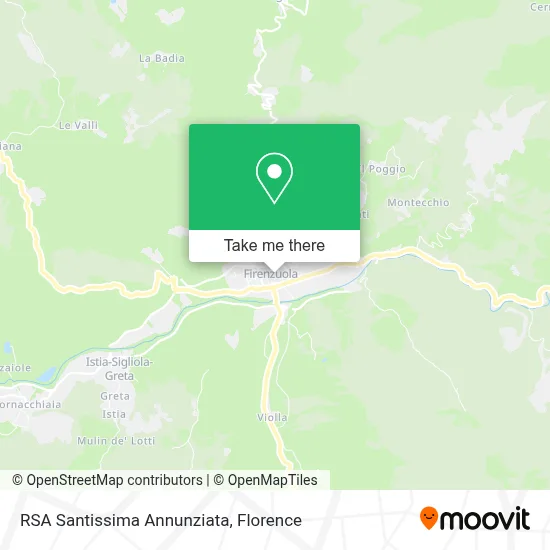 RSA Santissima Annunziata map