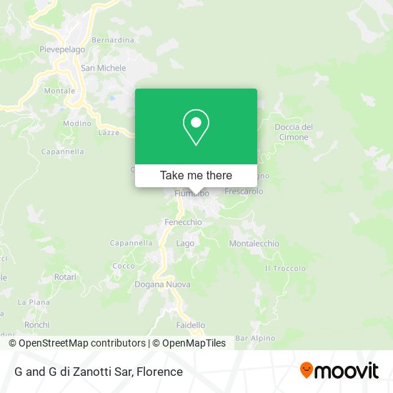 G and G di Zanotti Sar map