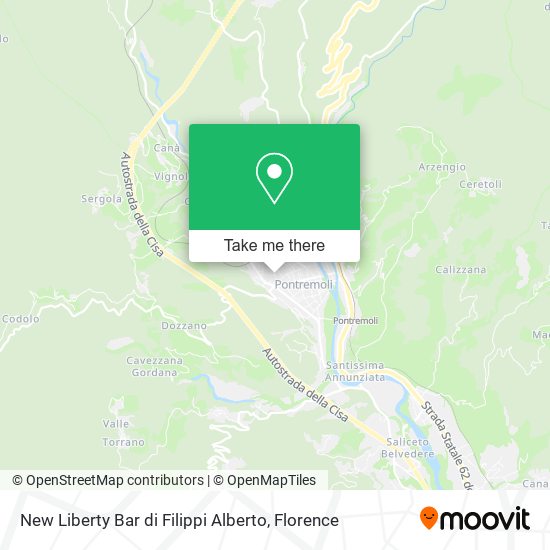 New Liberty Bar di Filippi Alberto map