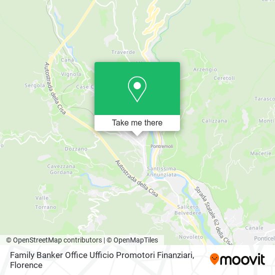 Family Banker Office Ufficio Promotori Finanziari map