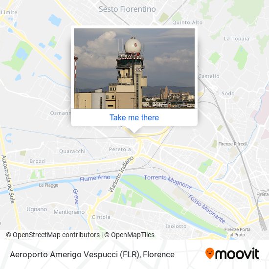 Aeroporto Amerigo Vespucci (FLR) map