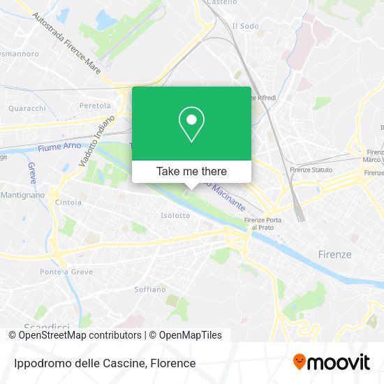 Ippodromo delle Cascine map