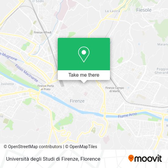 Università degli Studi di Firenze map