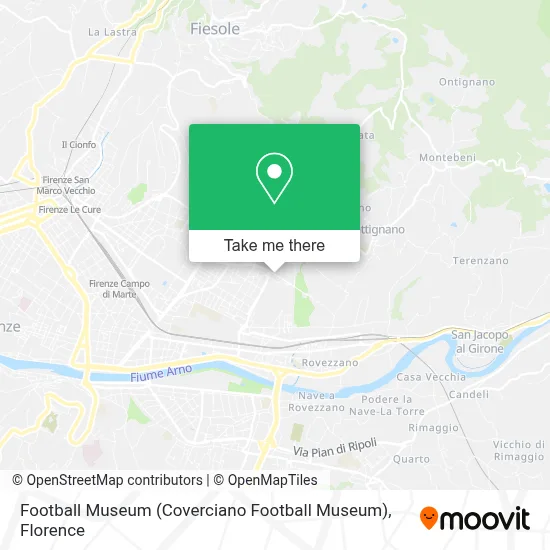 Football Museum (Coverciano Football Museum) map