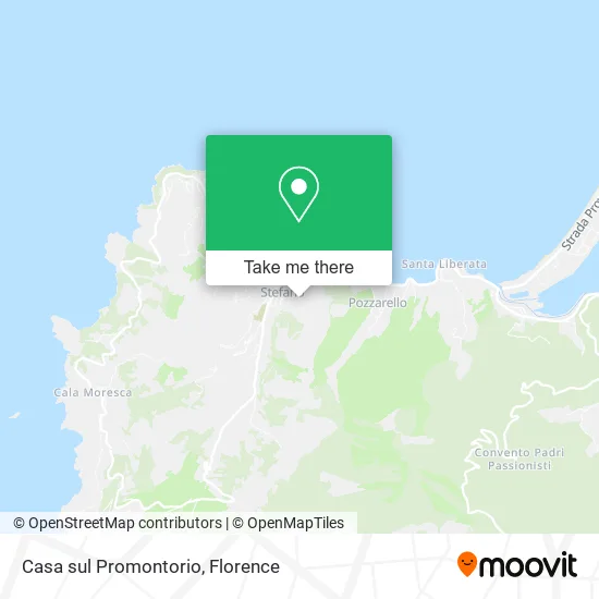 Casa sul Promontorio map