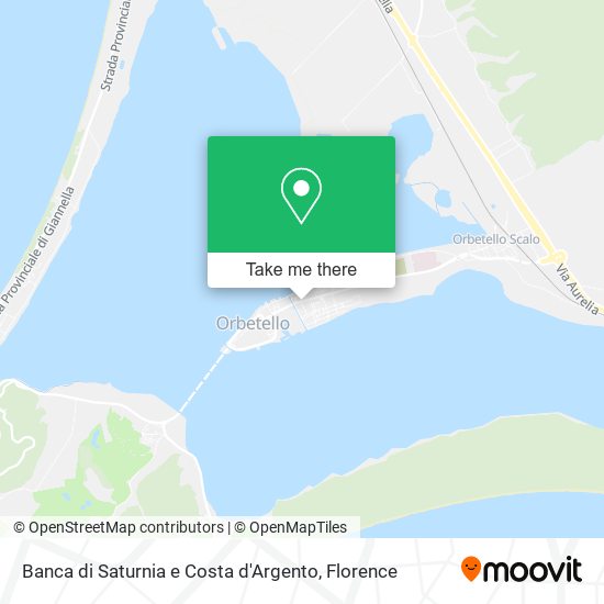 Banca di Saturnia e Costa d'Argento map