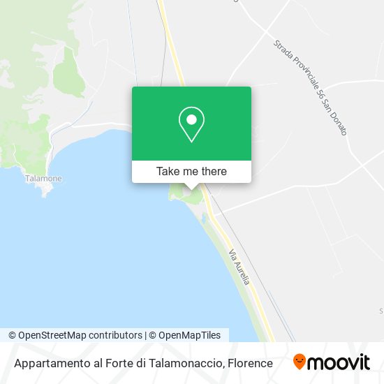 Appartamento al Forte di Talamonaccio map