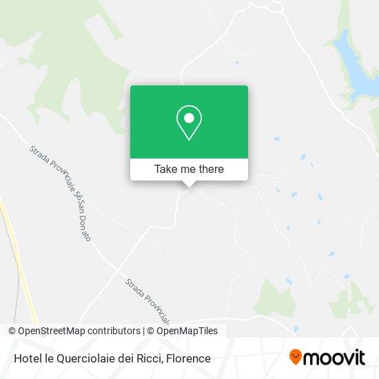 Hotel le Querciolaie dei Ricci map