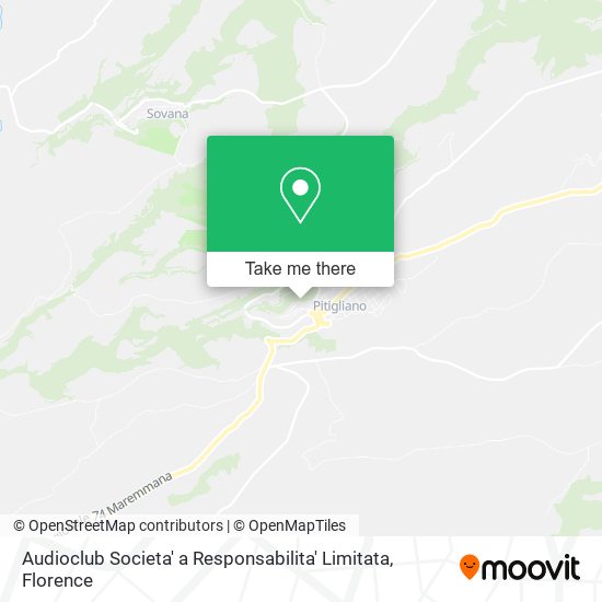 Audioclub Societa' a Responsabilita' Limitata map