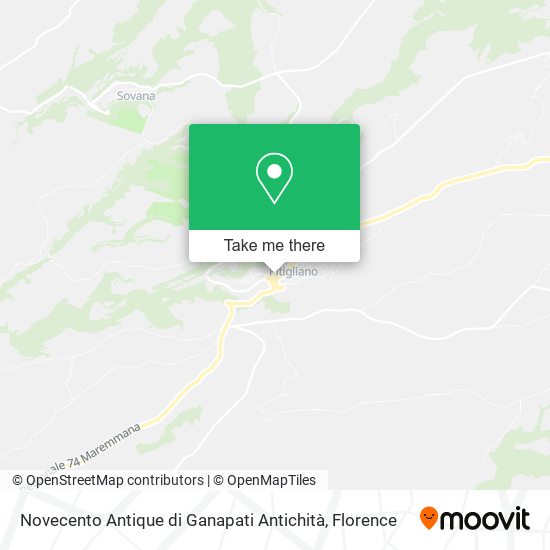 Novecento Antique di Ganapati Antichità map