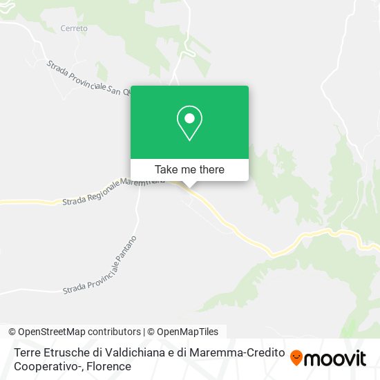 Terre Etrusche di Valdichiana e di Maremma-Credito Cooperativo- map