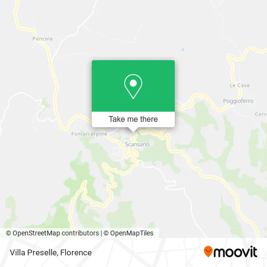 Villa Preselle map