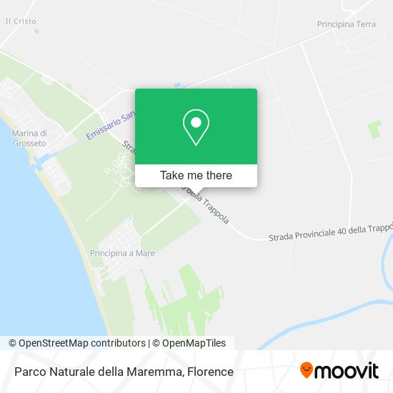 Parco Naturale della Maremma map