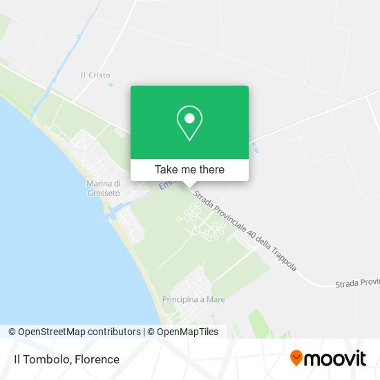 Il Tombolo map