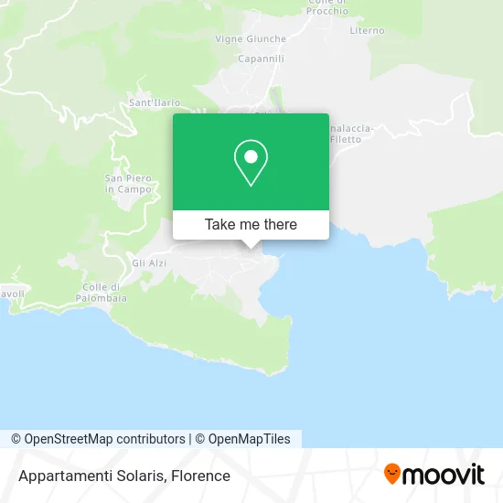 Solaris Apartments map