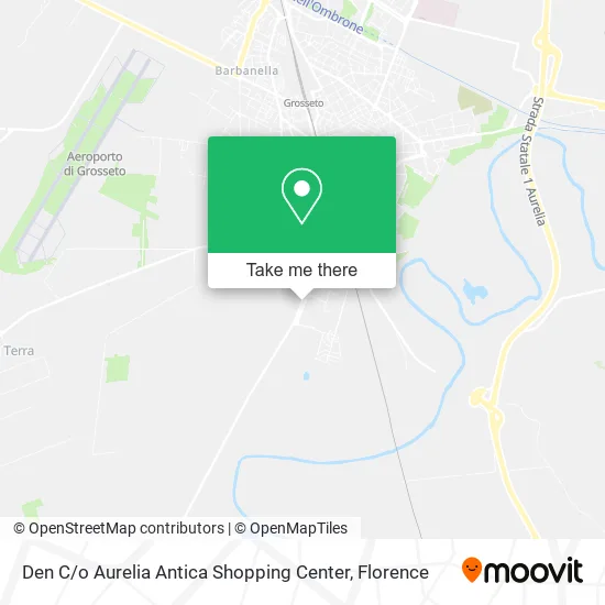 Den C / o Aurelia Antica Shopping Center map