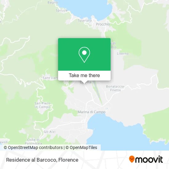 Residence al Barcoco map