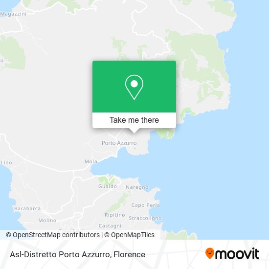 Asl-Distretto Porto Azzurro map