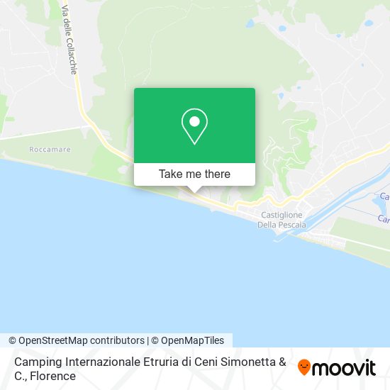 Camping Internazionale Etruria di Ceni Simonetta & C. map