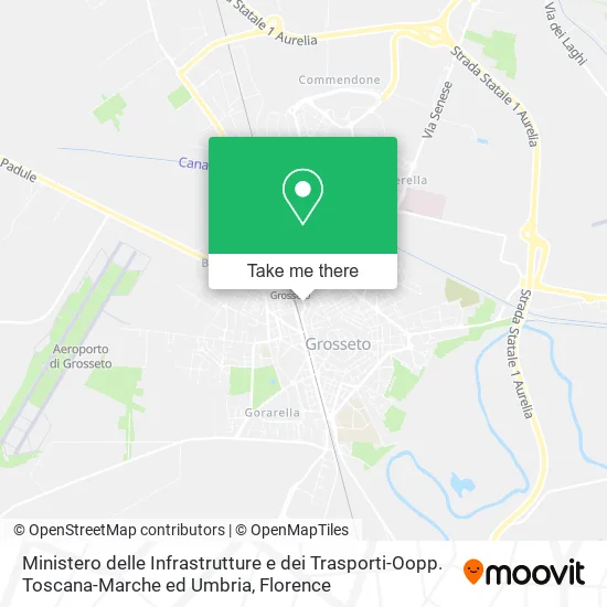 Ministero delle Infrastrutture e dei Trasporti-Oopp. Toscana-Marche ed Umbria map