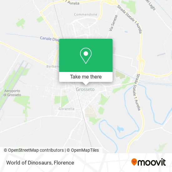 World of Dinosaurs map