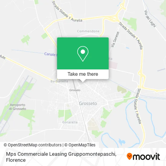 MPS Commercial Leasing Montepaschi Group map