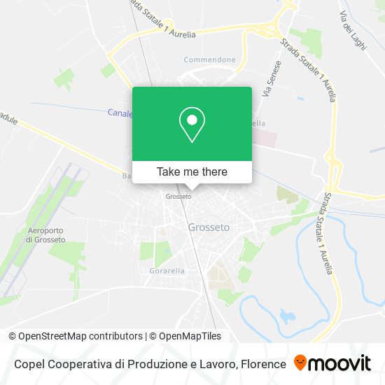 Copel Cooperativa di Produzione e Lavoro map