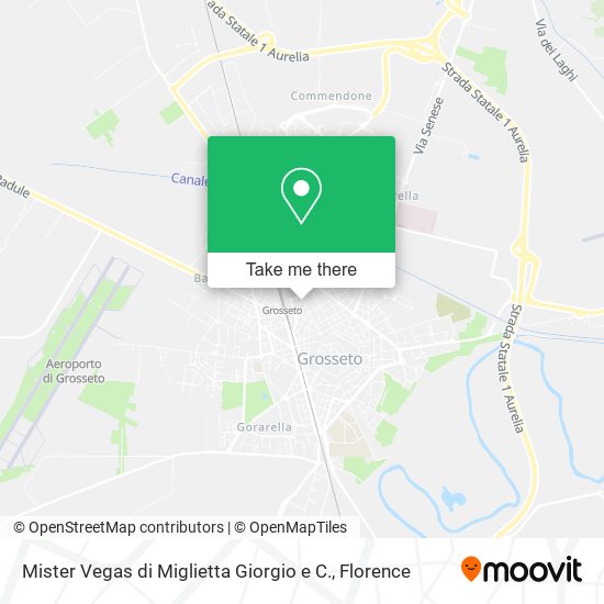 Mister Vegas di Miglietta Giorgio e C. map